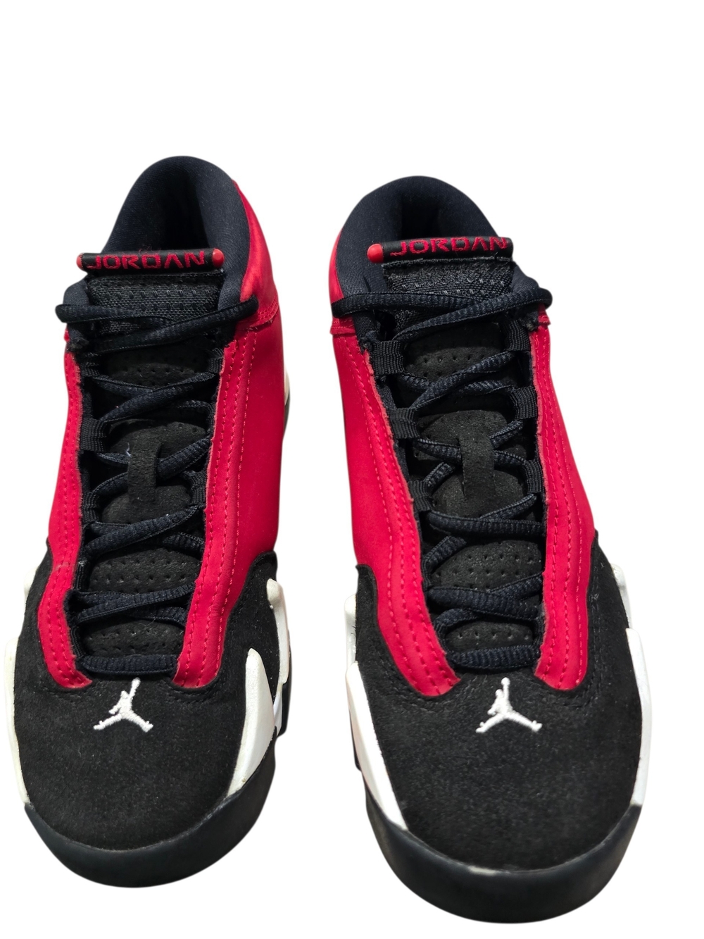 Jordan 14 Retro Gym Red Toro Size 4Y - Picture 2 of 12